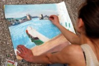 Zīmēšanas nodarbība bērniem un pieaugušajiem "Es un Māksla"