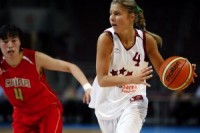 Latvijas sieviešu basketbola izlasei zaudējums arī pret Ķīnu
