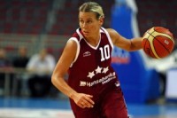 Latvijas sieviešu basketbola izlase piekāpjās Spānijai