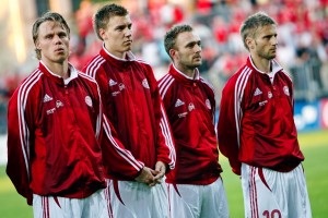 Latvijas futbola izlase piekāpjas Dānijai