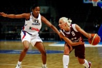 Šovakar sieviešu basketbolā Latvija - Francija