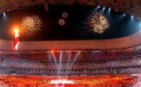 Daļa no olimpisko spēļu atklāšanas ceremonijas bija iepriekš ierakstīta