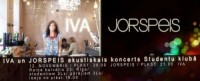 "IVA" un "Jorspeis" sniegs koncertu "Studentu klubā"