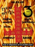 "trauma moralis" jubileju svinēs McDonald`s" bērnistabā
