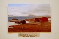 FOTO no Elīnas Bangas izstādes "Špicbergena—arktiskais piedzīvojums" atklāšanas