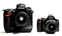 Cik tālu budžeta spoguļkamera ir no profesionālās jeb Nikon D3x un D40 draudzības mačs