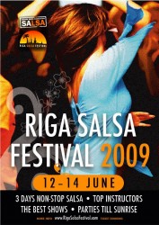 Jūnijā notiks Rīgas Salsas Festivāls 2009