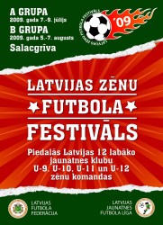Salacgrīvā notiks Latvijas Zēnu futbola festivāls A grupā