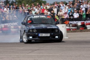 Foto no Latvijas drifta čempionāta ceturtā posma „HGK Speed Drift”