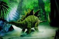 Foto no Dinozauru šova Arēnā Rīga