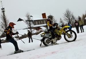 Foto no Baltijas čempionāta posma skioringā