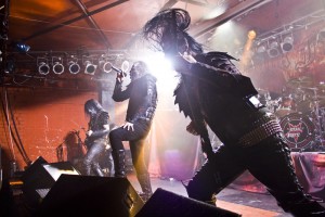 Foto no grupas "Dark Funeral" koncerta klubā "Melnā Piektdiena"