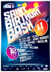 DJ Saint klubā “BIG7” atzīmēs dzimšanas dienu
