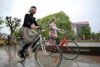 Foto: velosipēdu Tvīda brauciens Liepājā