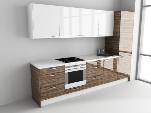 Accenta Outlet jaunums- virtuves ar materiāla polygloss fasādēm