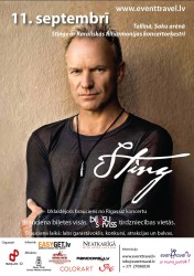 Septembrī Tallinā koncertēs Stings
