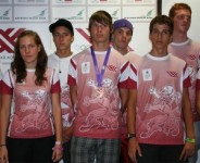 No Singapūras atgriezusies Latvijas jaunatnes olimpiskā delegācija