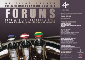 Notiks II Baltijas valstu pūtēju orķestru diriģentu un ansambļu vadītāju forums