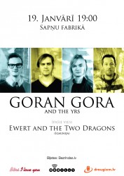 „Goran Gora and The Yrs" aicina uz koncertu „Sapņu fabrikā"