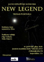 Samanta Tīna dziedās uz konkursa „New Legend" skatuves