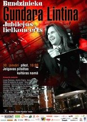 Jelgavā notiks bundzinieka Gundara Lintiņa jubilejas lielkoncerts