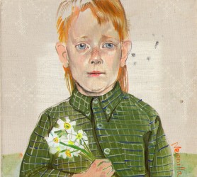Atklās Neonillas Medvedevas gleznu izstādi „Cilvēki un ziedi"
