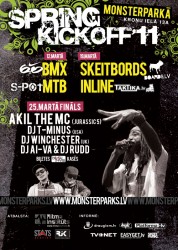 "Spring Kickoff" un Akil the MC koncerts Monsterparkā