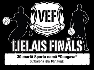 „VEF Rīgas skolu superlīgas" fināls sporta namā „Daugava"