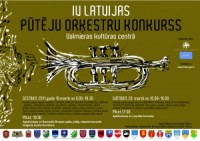 Valmierā notiks IV Latvijas pūtēju orķestru konkurss