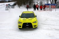 Pēdējā šīs ziemas rallijā-sprintā „Slātava 2011" finišā pirmais Jānis Vorobjovs/Guntars Zicāns