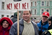 Rīgā notikušās protesta akcijas noslēgušās bez starpgadījumiem