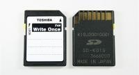 Toshiba sāks ražot vienreiz ierakstāmās SD atmiņas kartes