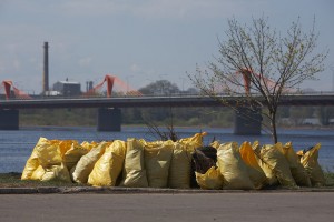 "L&T" no Rīgas Lielās Talkas laikā izved 175 tonnas atkritumu