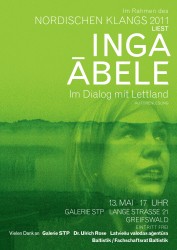 Vācijā notiks Ingas Ābeles lasījums