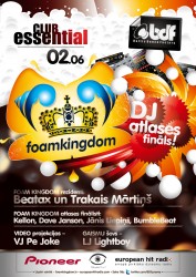 Klāt „Foam Kingdom 2011" DJ konkursa fināls