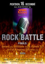 Notiks "Sound Division Rock Battle" fināls