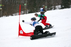 Snovborda slaloma meistari pirmās godalgas sadalīs Siguldas kausā