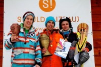 Izcīnīti 2012. gada Latvijas čempionu tituli snovborda slalomā