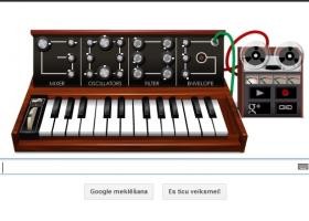 Google piedāvā uzspēlēt Moog sintezatoru