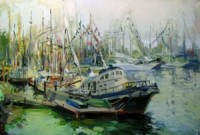„The Tall Ships Races” iedvesmo gleznu izstādei