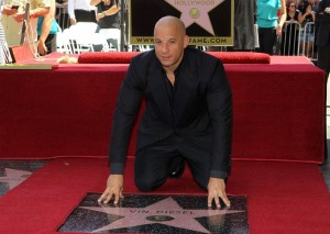 Vins Dīzels saņem savu zvaigzni Holivudas slavas alejā