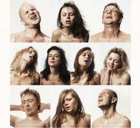 Dailes teātra aktieri un kinokritiķi piedalās filmas “Nimfomāne” foto kampaņā