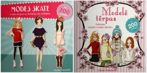 Mazās modes dāmas iepriecina divas jaukas grāmatiņas