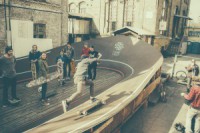 Rīgā aizvadītas pasaulē pirmās longboard minidroma pagalma sacensības