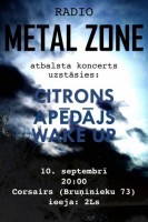 Radio "Metal Zone" atbalsta koncerts