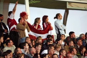 Fiksēts Latvijas futbola fanu skaļuma rekords - 108 decibeli