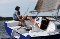 Foto no Eiropas čempionāta Mikro klases jahtām Usmā