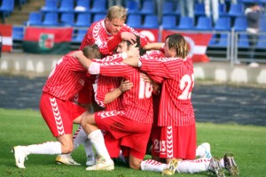 "Liepājas metalurgs" UEFA kausa izcīņas spēlē uzvar Zviedrijas AIK