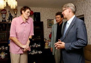 Prezidenti sveic Uļjanu Semjonovu ar uzņemšanu FIBA Eiropas slavas zālē