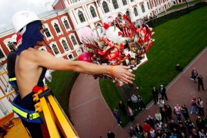 Studentu cīņa ar gravitāciju ieņems arī Ķīpsalu